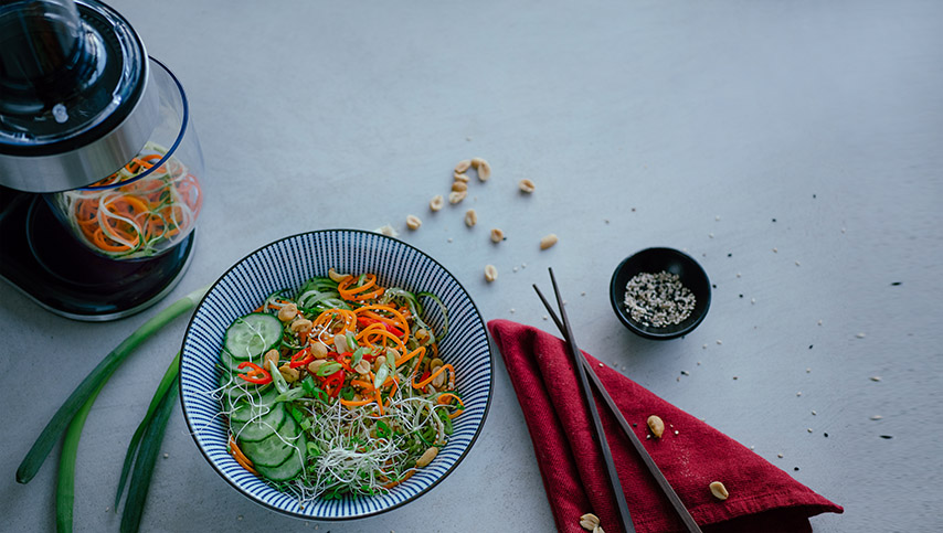 Asiatisk vegetarsalat