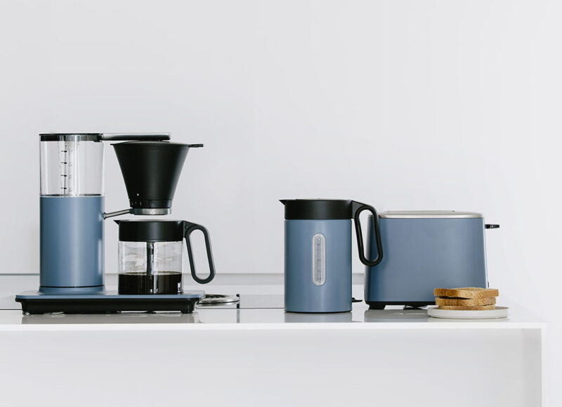Wilfa Classic Longyear serie with toaster, cofeemaker and water kettle ib the kithen