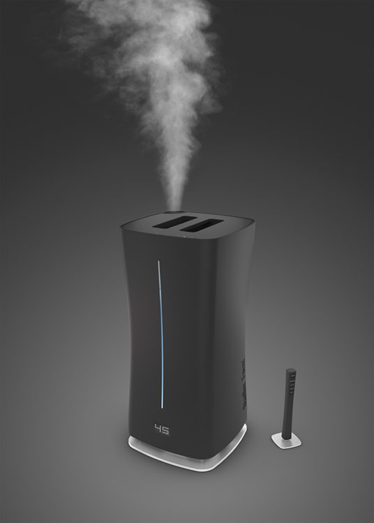 Eva, black, humidifier Stadler Form