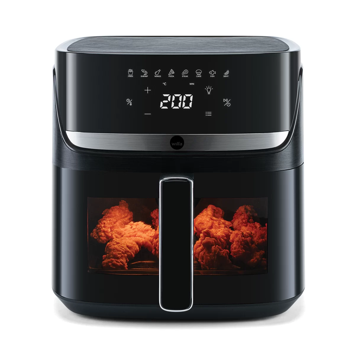 Air fryer_Crispier_AF3B-80P_Front panel on_Food